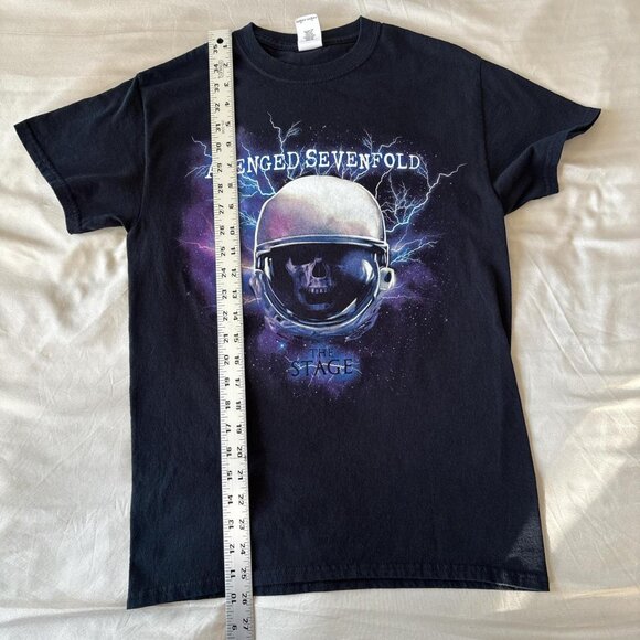 Avenged Sevenfold 2017 "The Stage" Tour Black Band Tee. - Picture 7 of 7